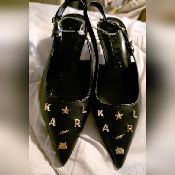 Karl Lagerfeld Shoes - Karl Lagerfeld Sling Pumps Size 8